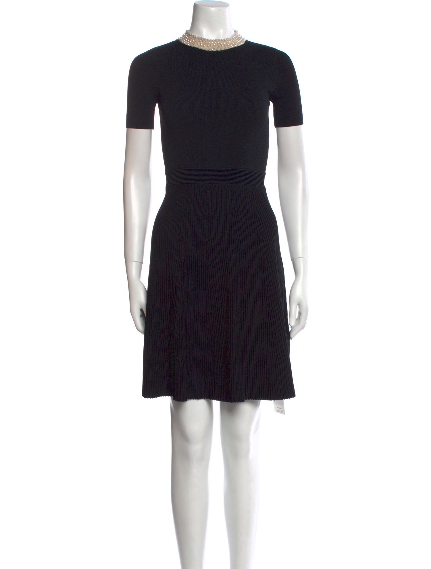 Sandro Mock Neck Mini Dress