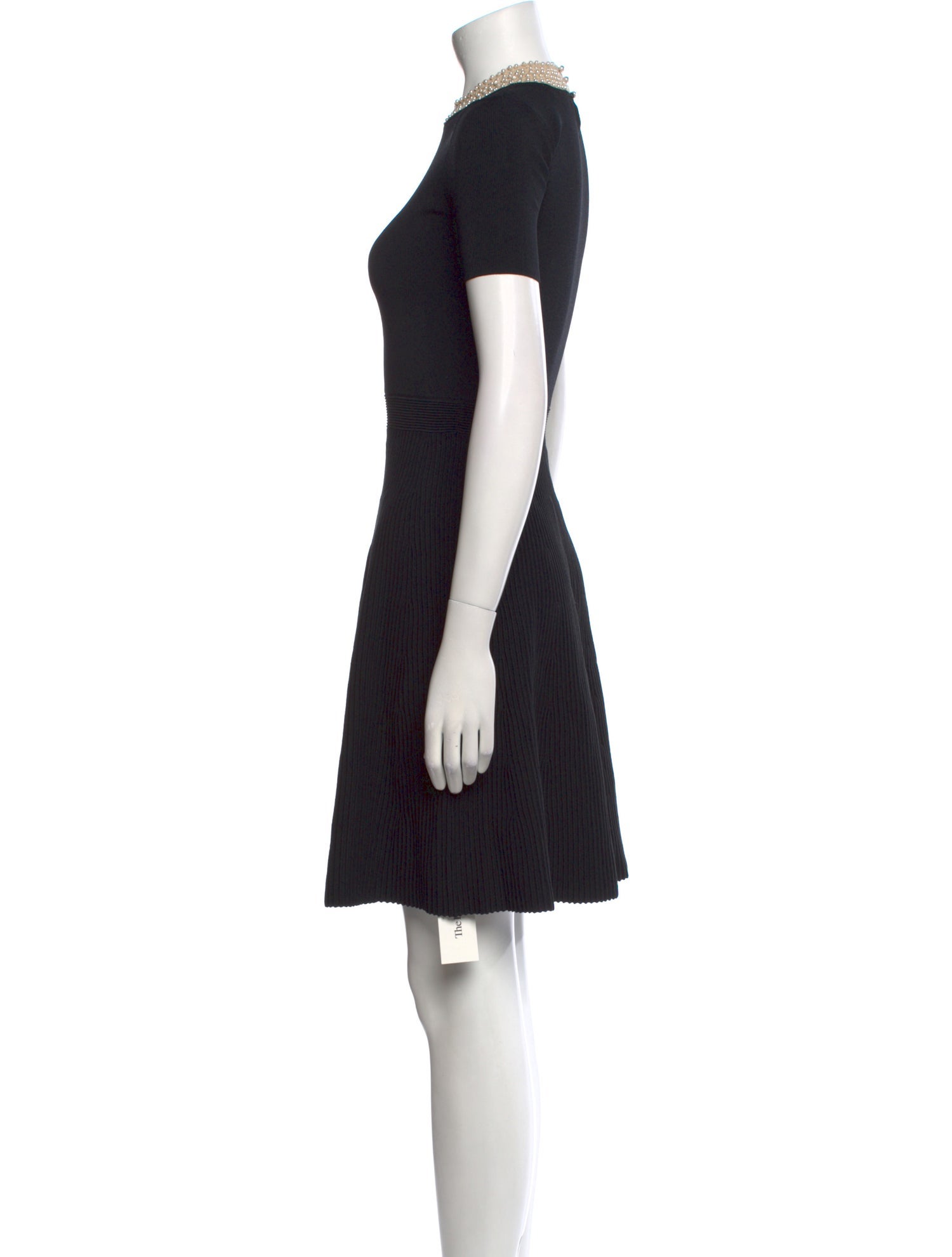 Sandro Mock Neck Mini Dress