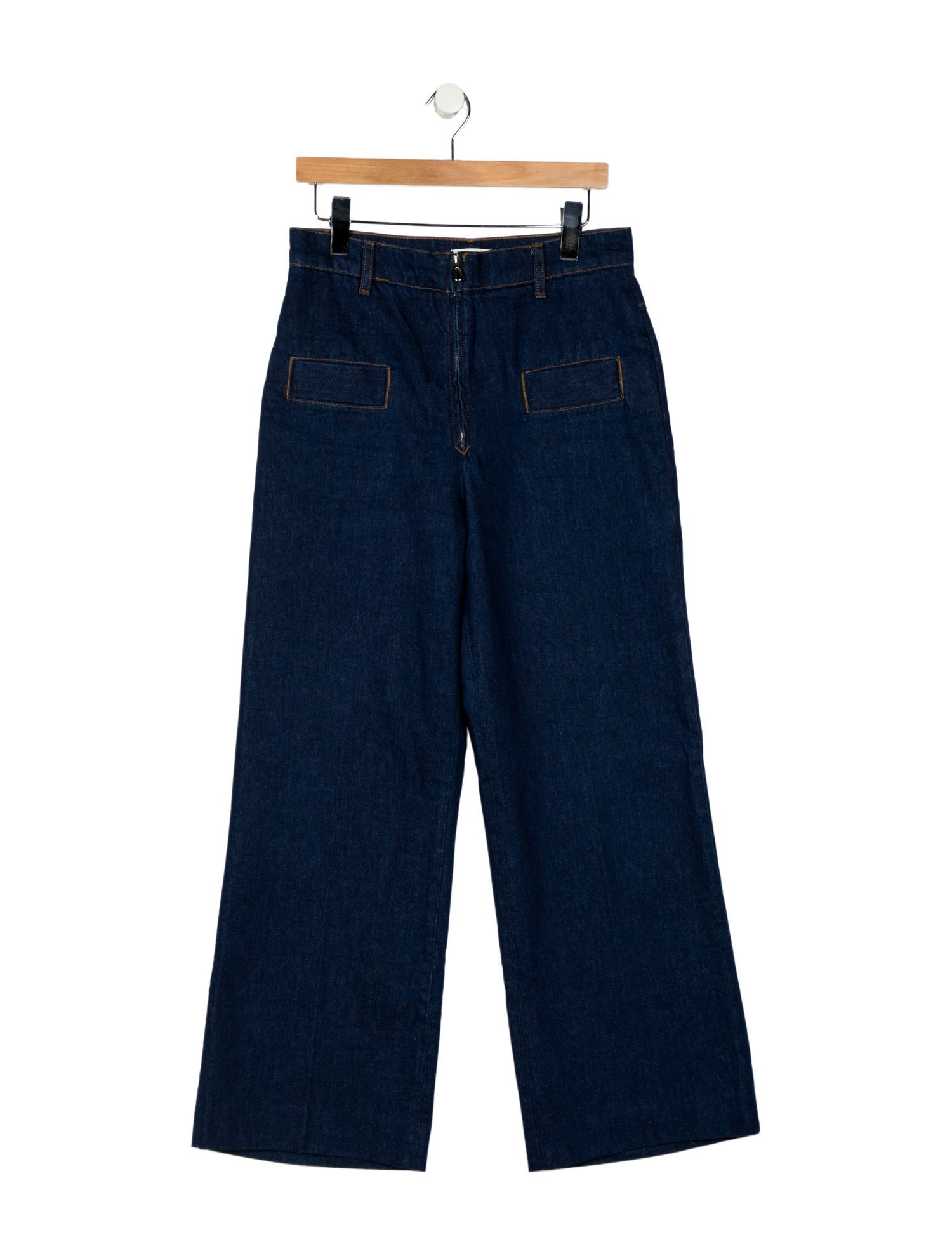 Sandro High-Rise Wide Leg Jeans