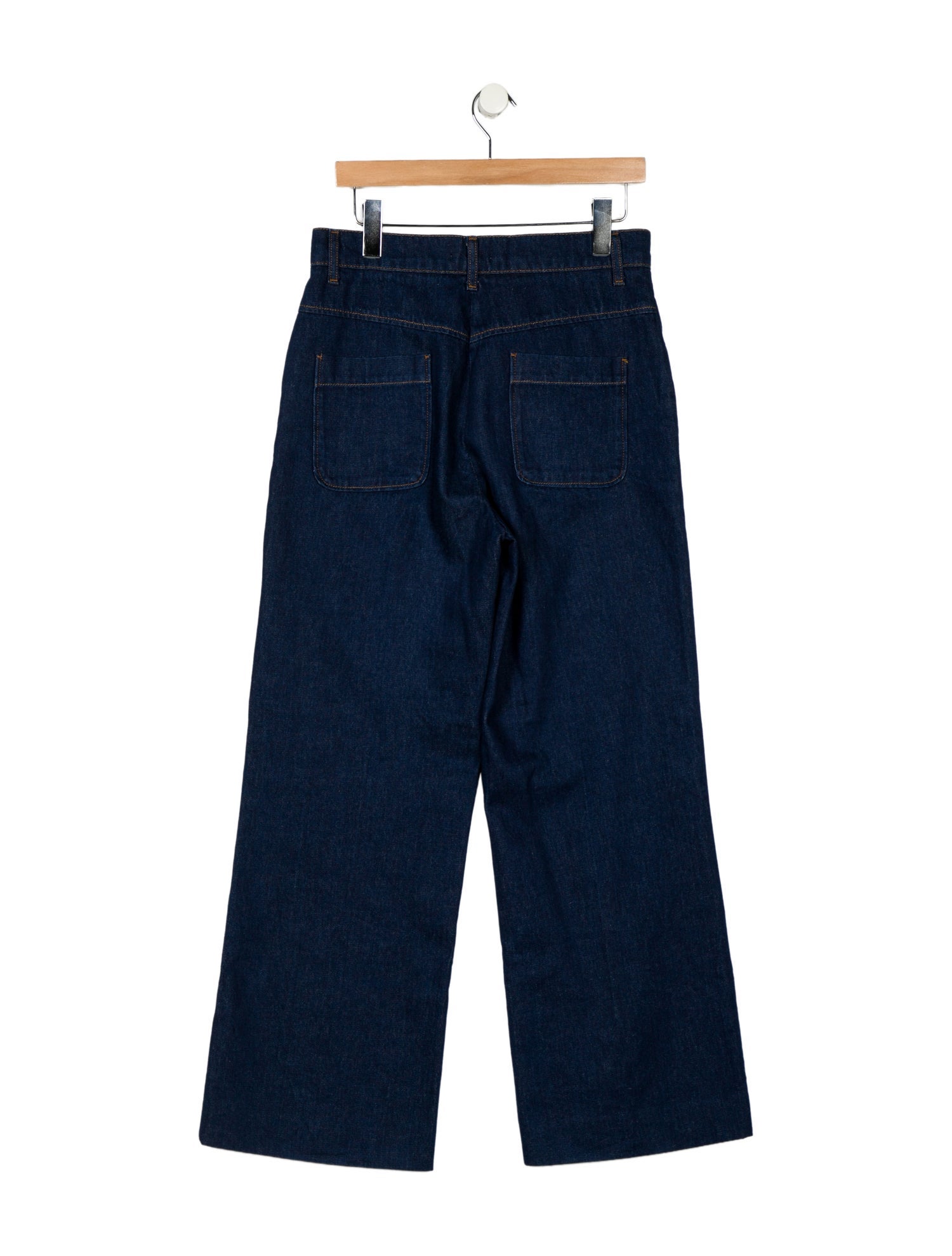 Sandro High-Rise Wide Leg Jeans