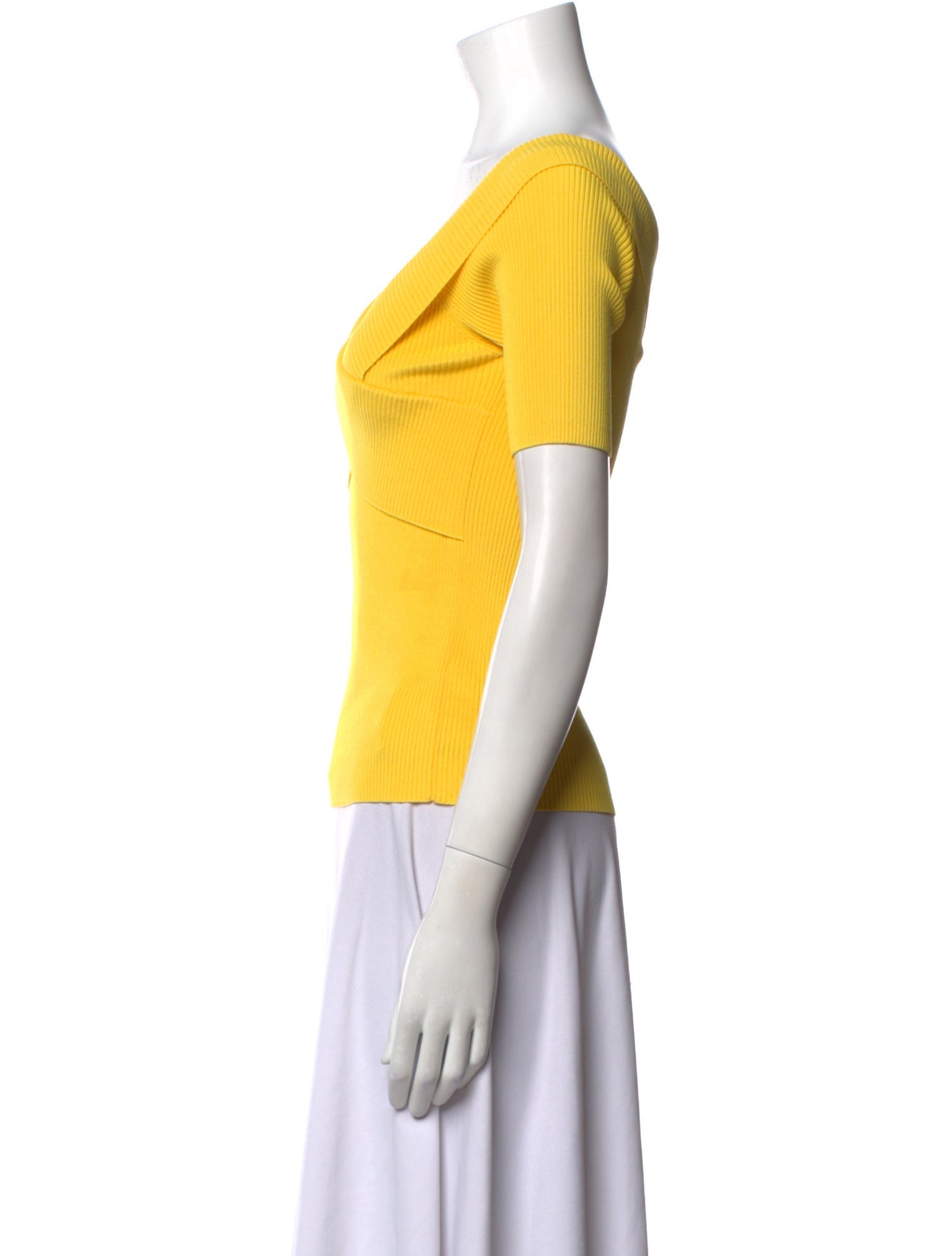 Sandro V-Neck Short Sleeve Top