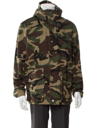 Sandro Camouflage Print Utility Jacket