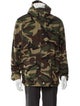 Sandro Camouflage Print Utility Jacket