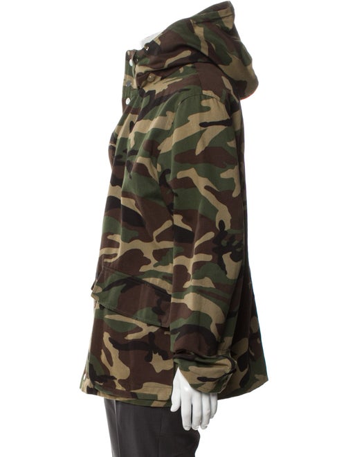 Sandro Camouflage Print Utility Jacket