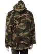 Sandro Camouflage Print Utility Jacket