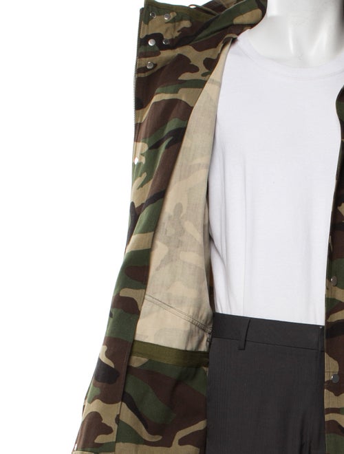 Sandro Camouflage Print Utility Jacket