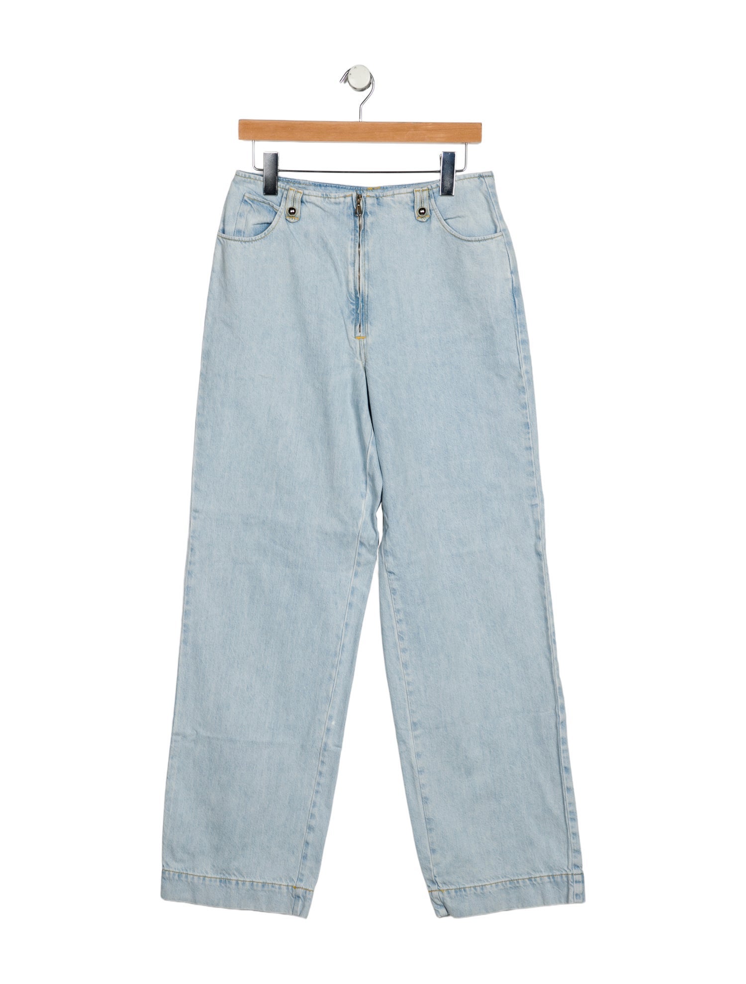Sandro High-Rise Wide Leg Jeans