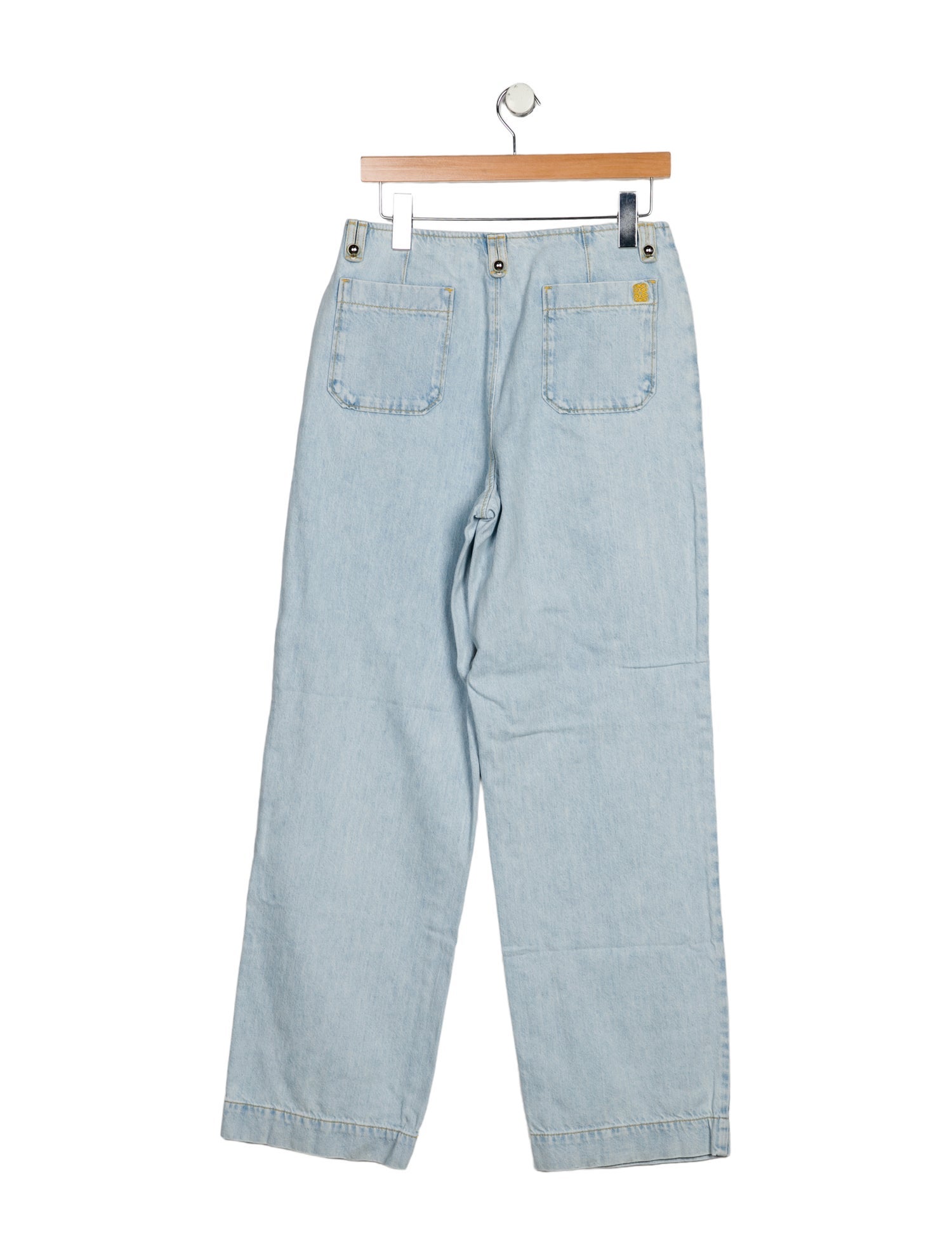 Sandro High-Rise Wide Leg Jeans