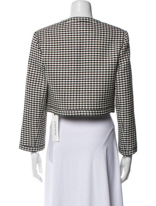 Sandro Plaid Print Evening Jacket