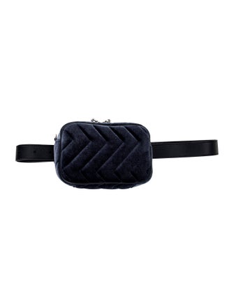 Sandro Velvet Belt Bag