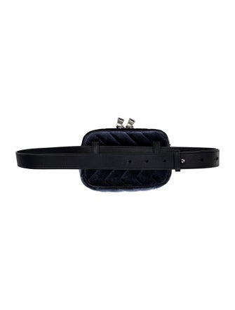 Sandro Velvet Belt Bag