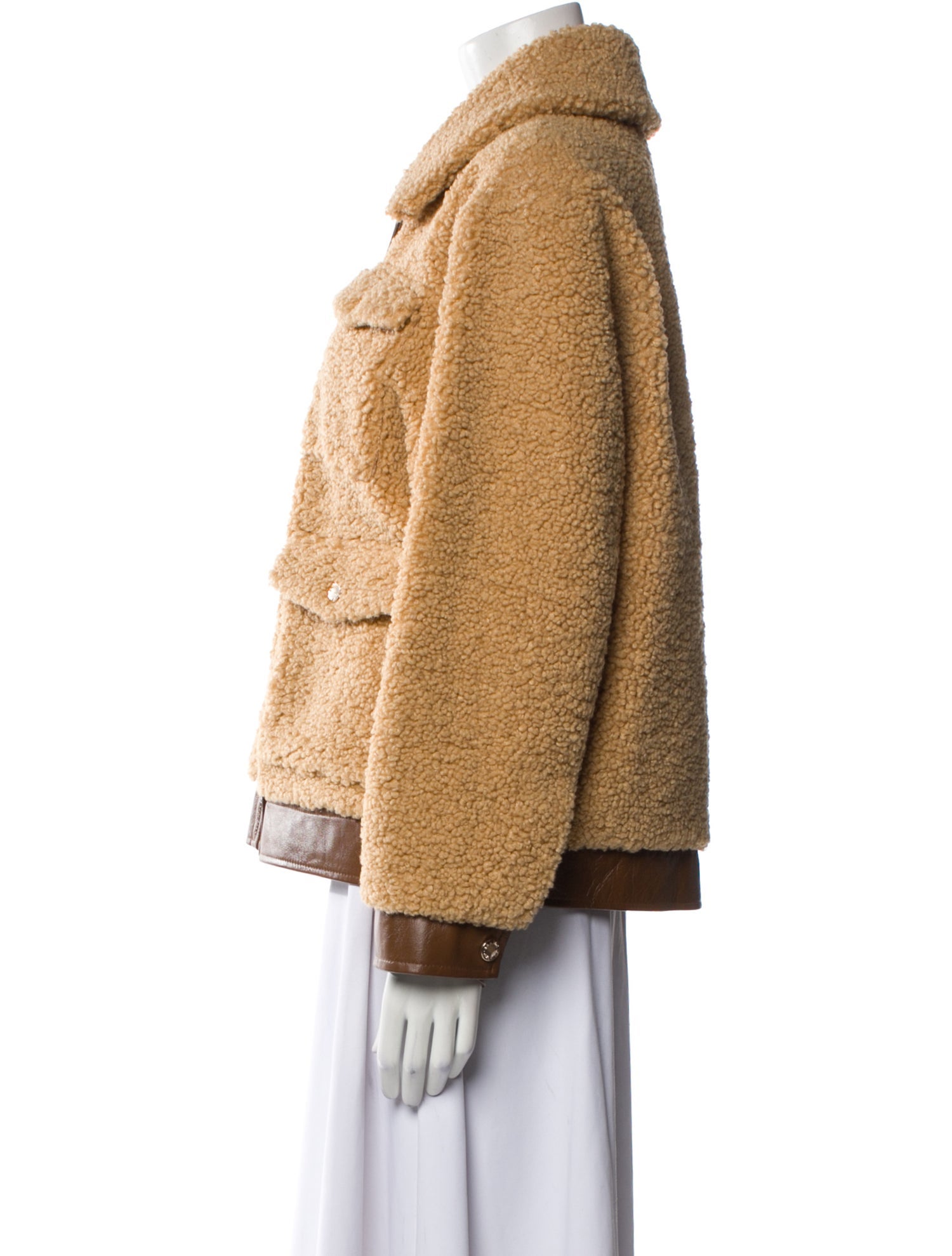 Sandro Colorblock Pattern Coat