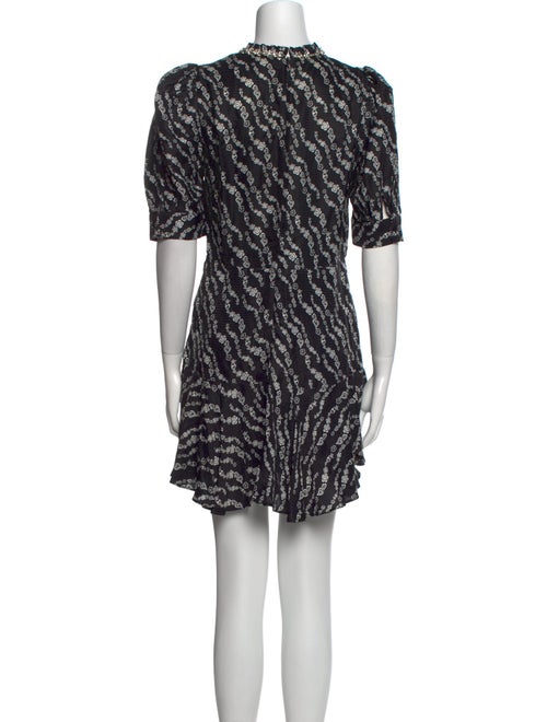 Sandro Printed Mini Dress