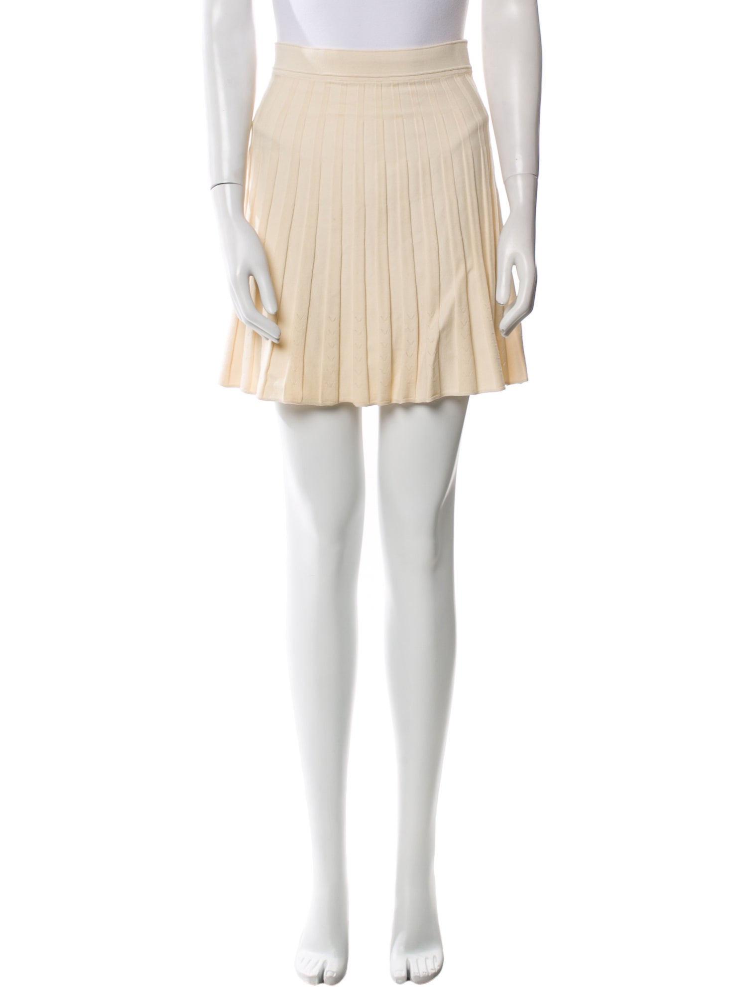 Sandro Pleated Accents Mini Skirt