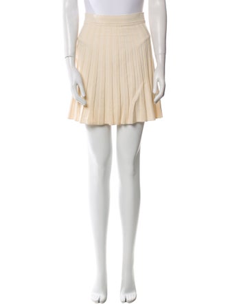 Sandro Pleated Accents Mini Skirt