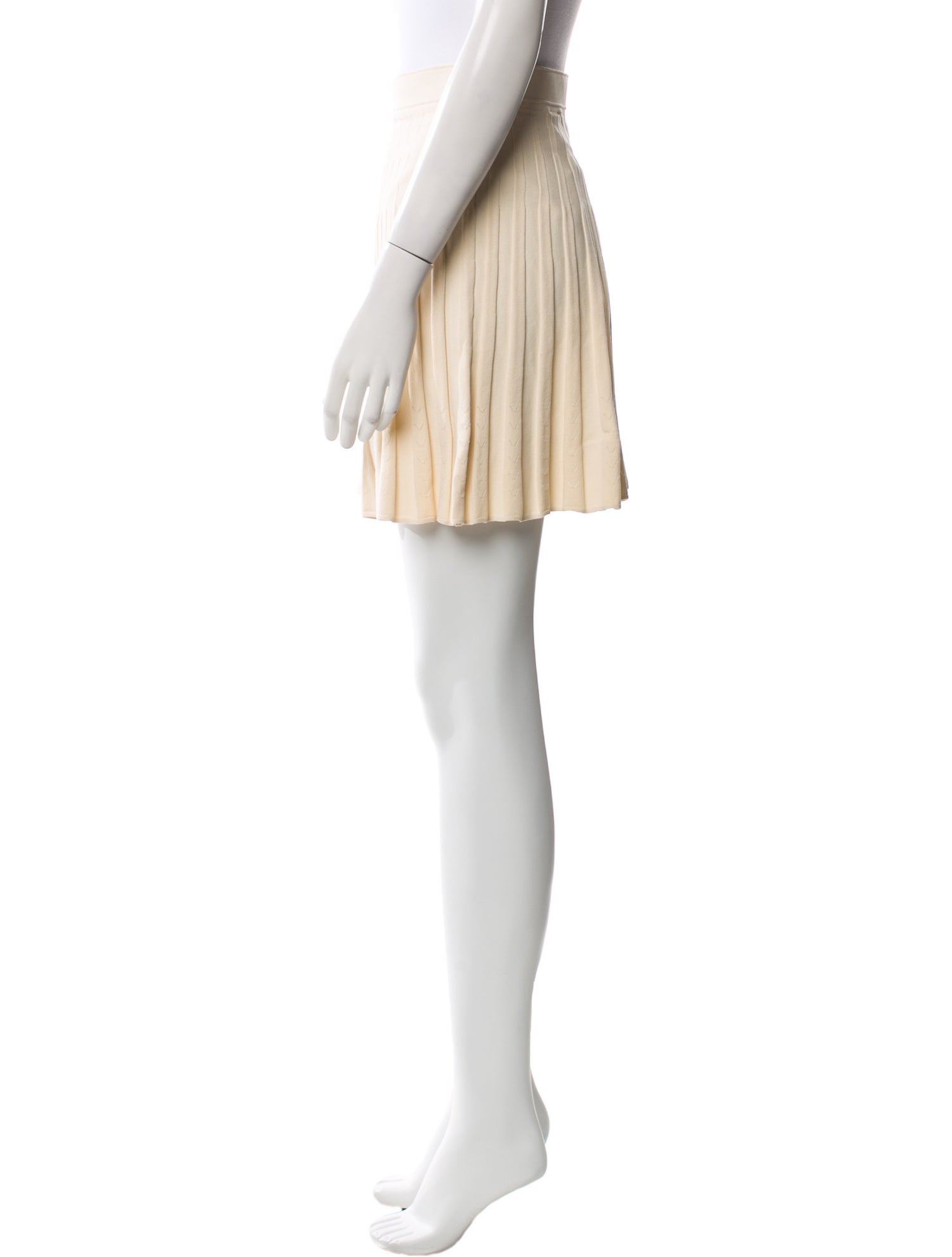 Sandro Pleated Accents Mini Skirt