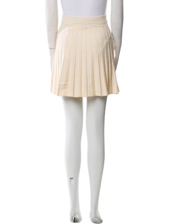 Sandro Pleated Accents Mini Skirt