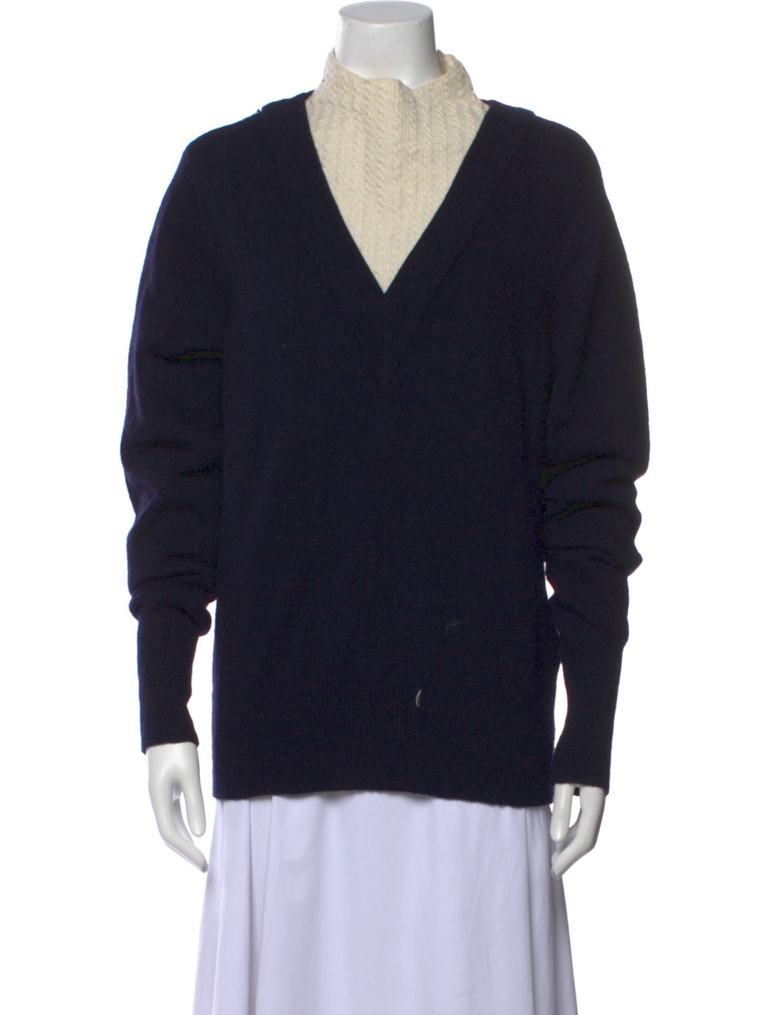 Sandro Wool Mock Neck Sweater