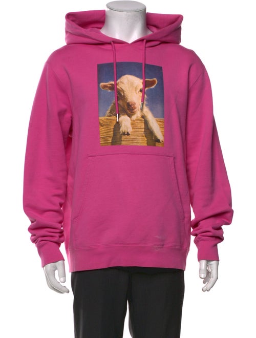 Sandro Graphic Print Crew Neck Hoodie