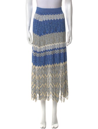 Sandro Striped Knee-Length Skirt