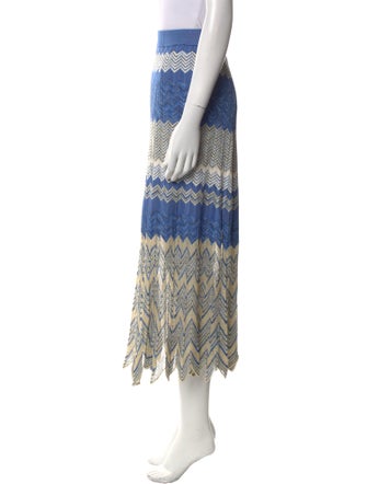 Sandro Striped Knee-Length Skirt