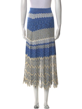 Sandro Striped Knee-Length Skirt