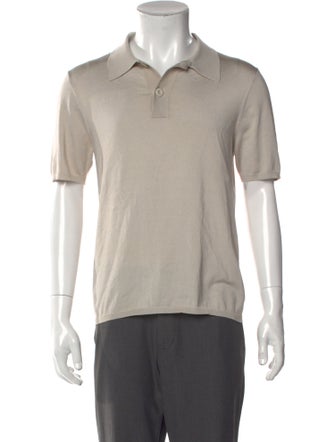 Sandro Collar Short Sleeve Polo Shirt