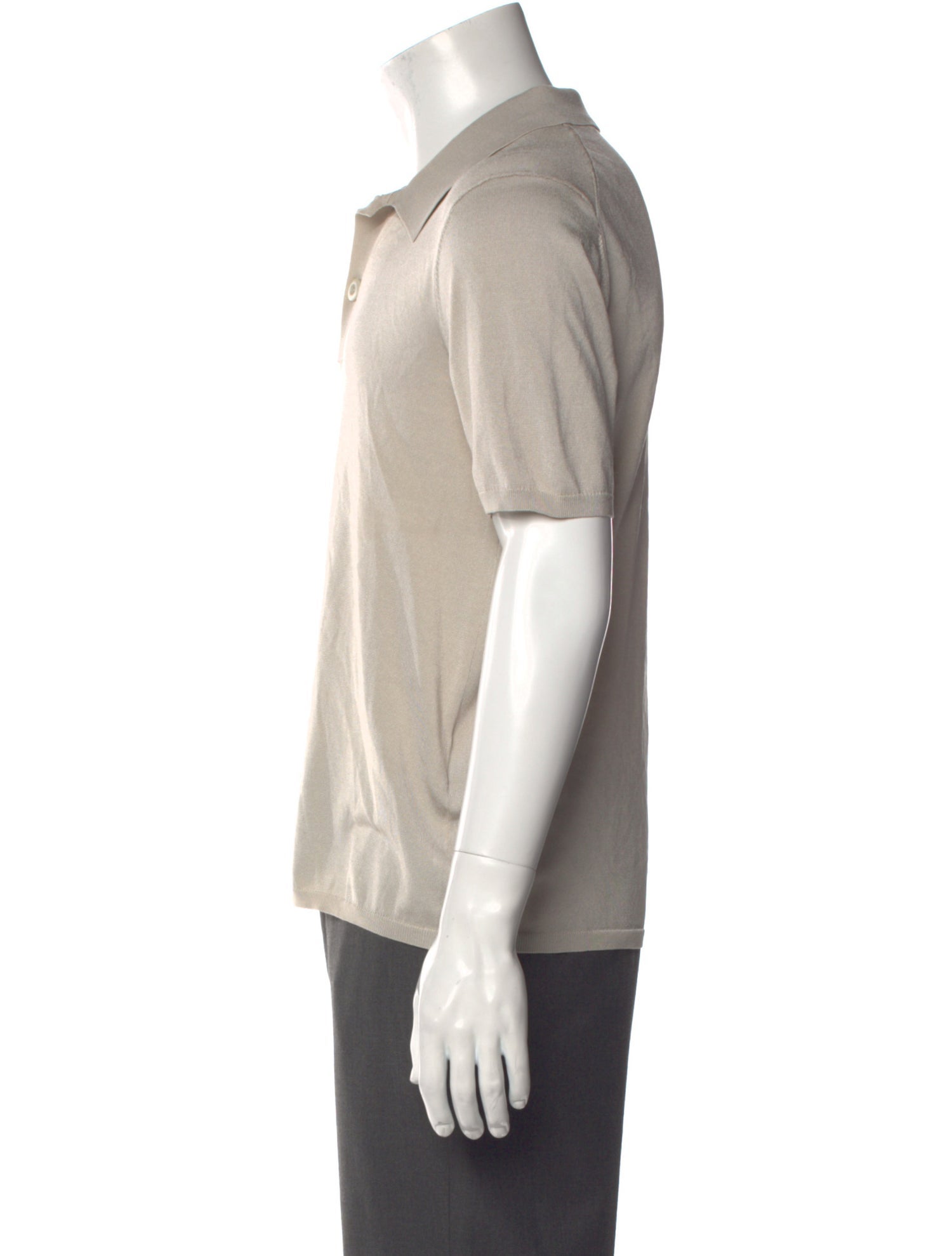 Sandro Collar Short Sleeve Polo Shirt