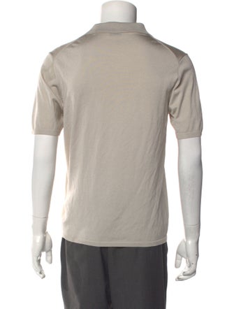 Sandro Collar Short Sleeve Polo Shirt