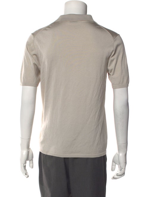 Sandro Collar Short Sleeve Polo Shirt