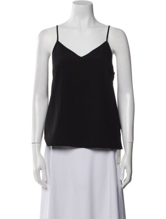 Sandro V-Neck Sleeveless Top