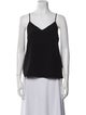 Sandro V-Neck Sleeveless Top
