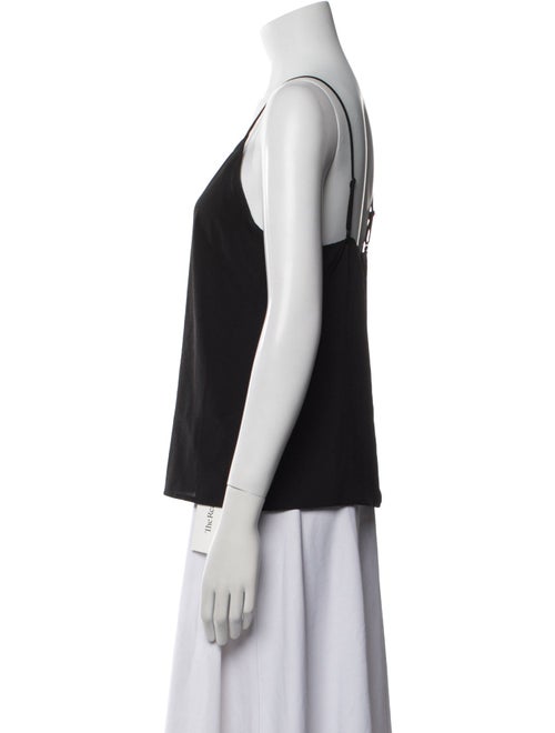 Sandro V-Neck Sleeveless Top
