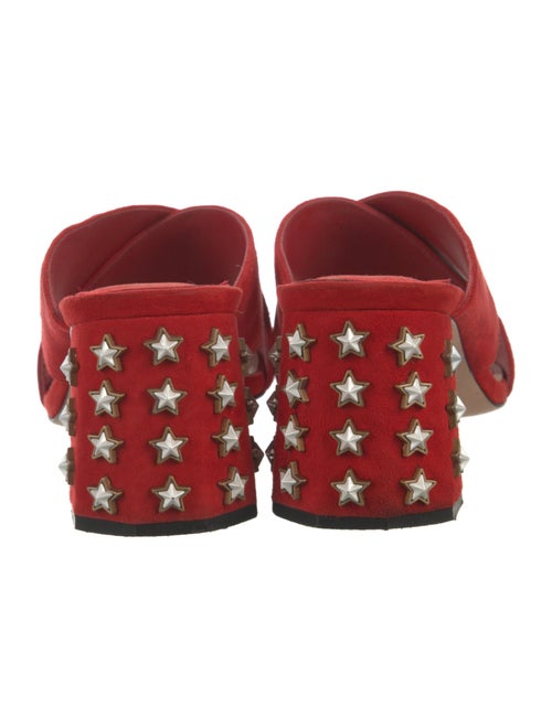 Sandro Suede Studded Accents Mules