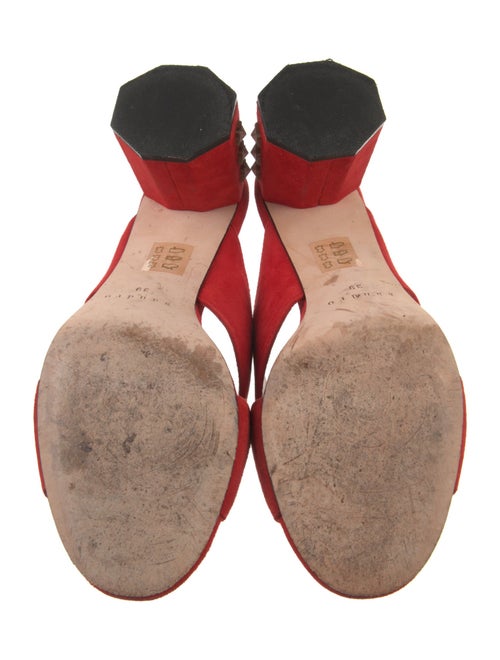 Sandro Suede Studded Accents Mules
