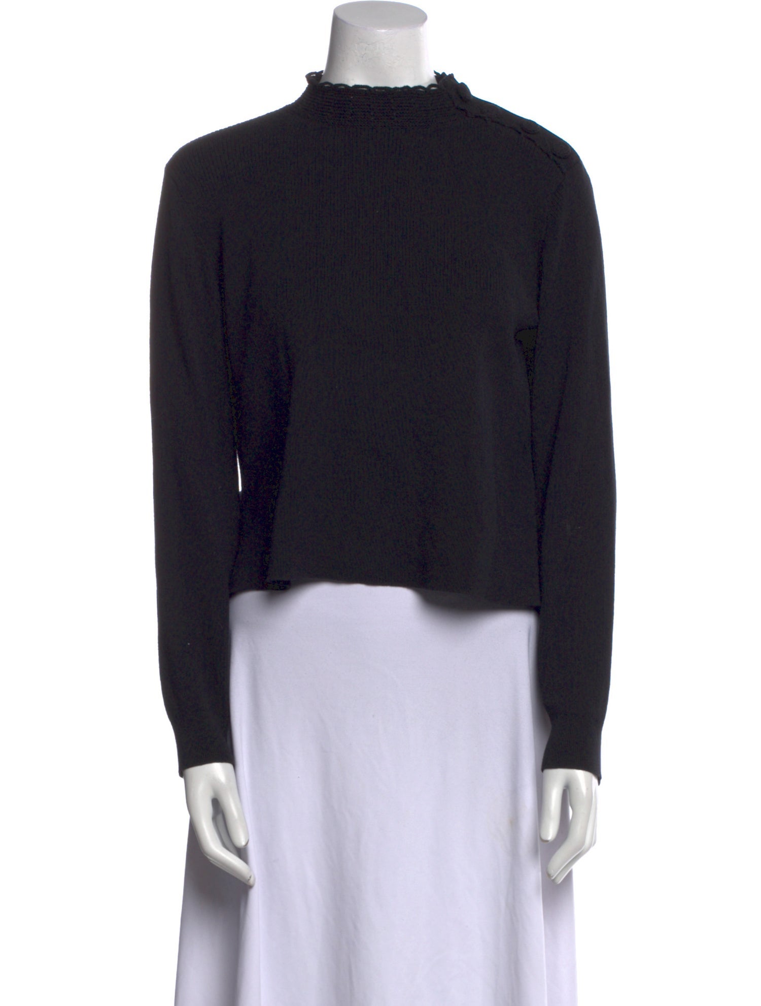 Sandro Mock Neck Sweater