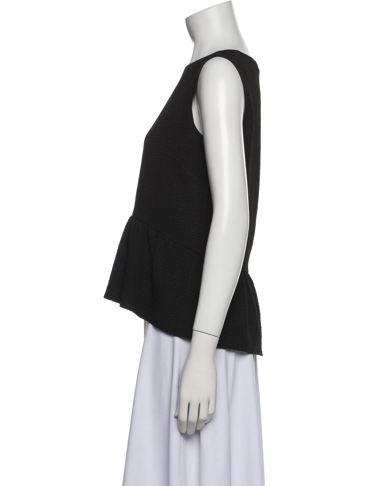 Sandro Scoop Neck Sleeveless Top
