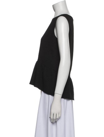 Sandro Scoop Neck Sleeveless Top