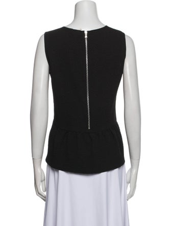 Sandro Scoop Neck Sleeveless Top
