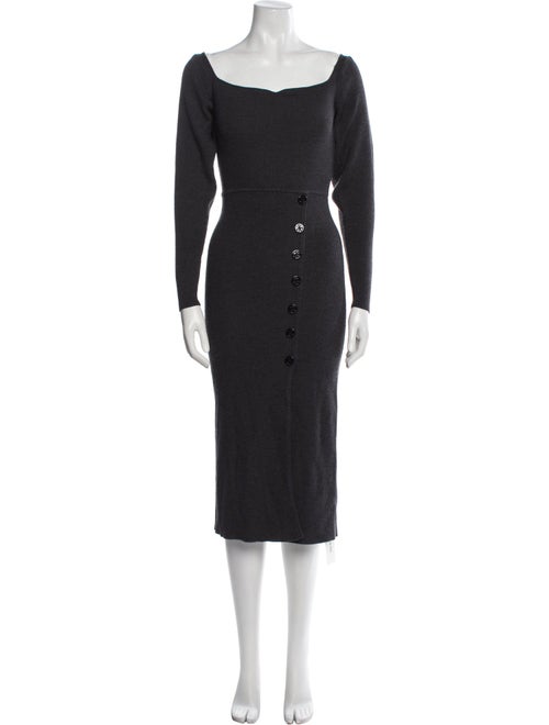 Sandro Wool Midi Length Dress