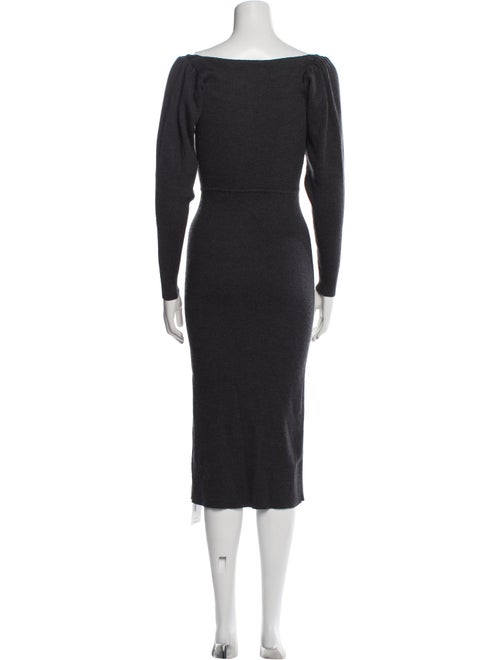 Sandro Wool Midi Length Dress