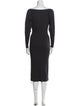 Sandro Wool Midi Length Dress
