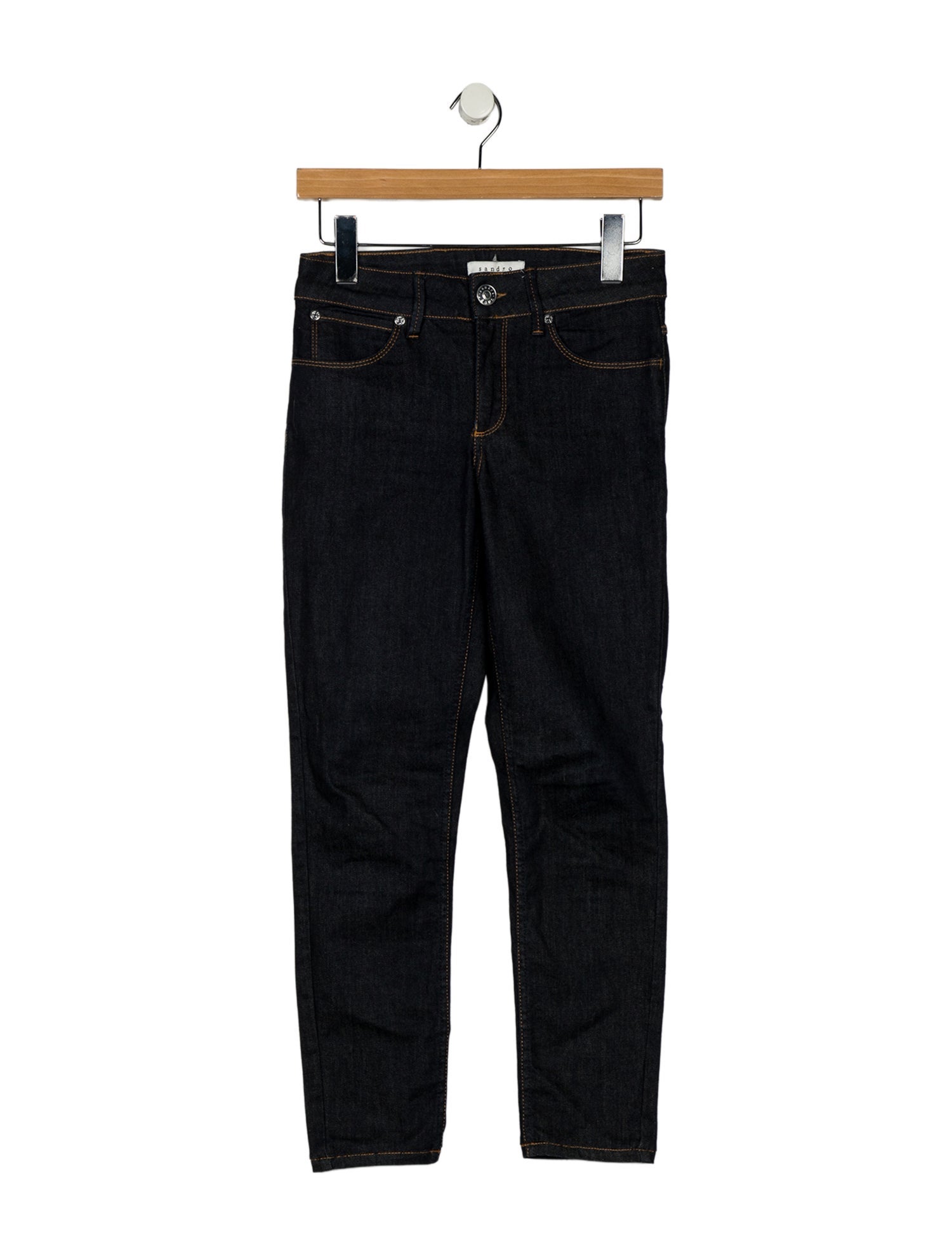 Sandro Mid-Rise Skinny Leg Jeans