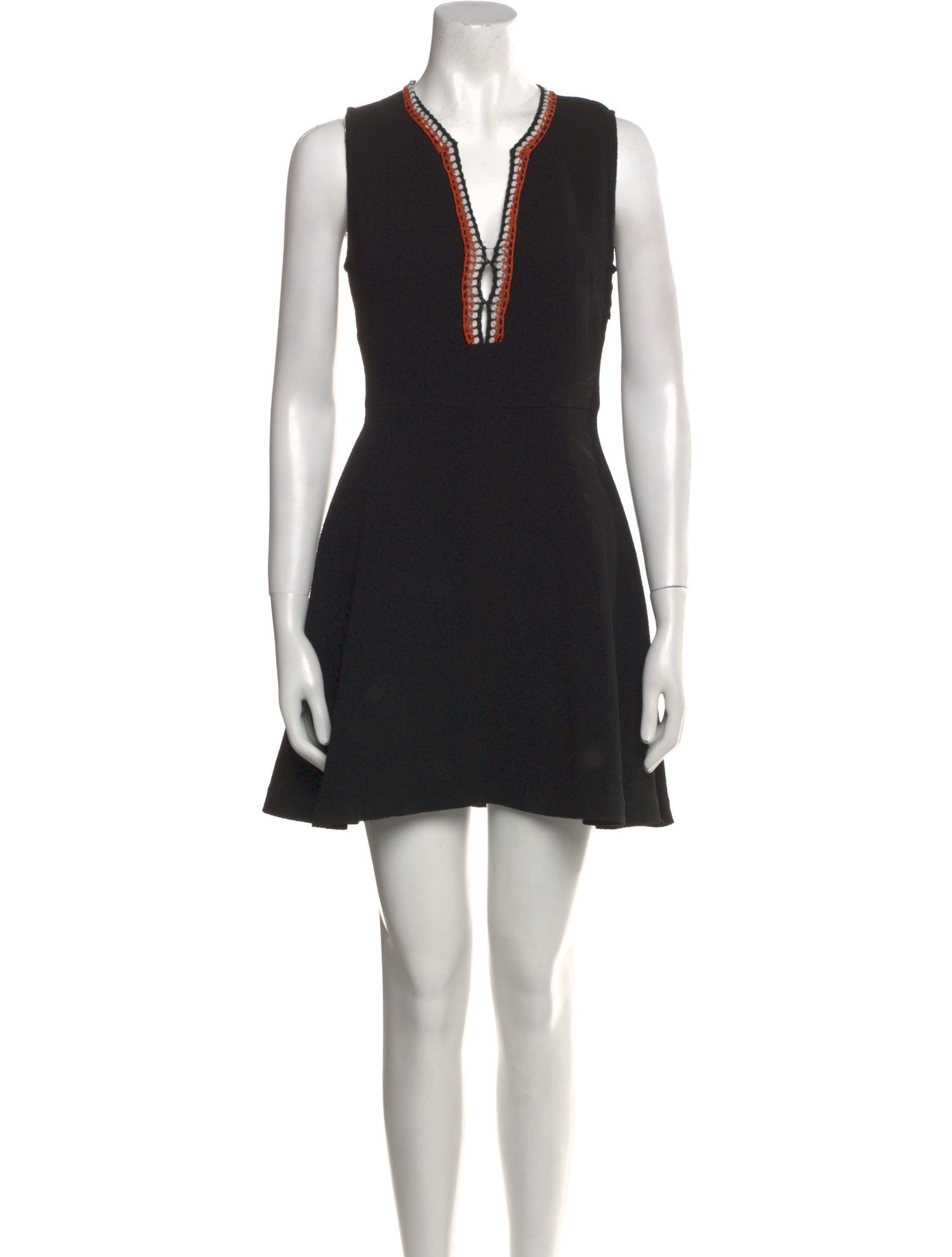 Sandro V-Neck Mini Dress