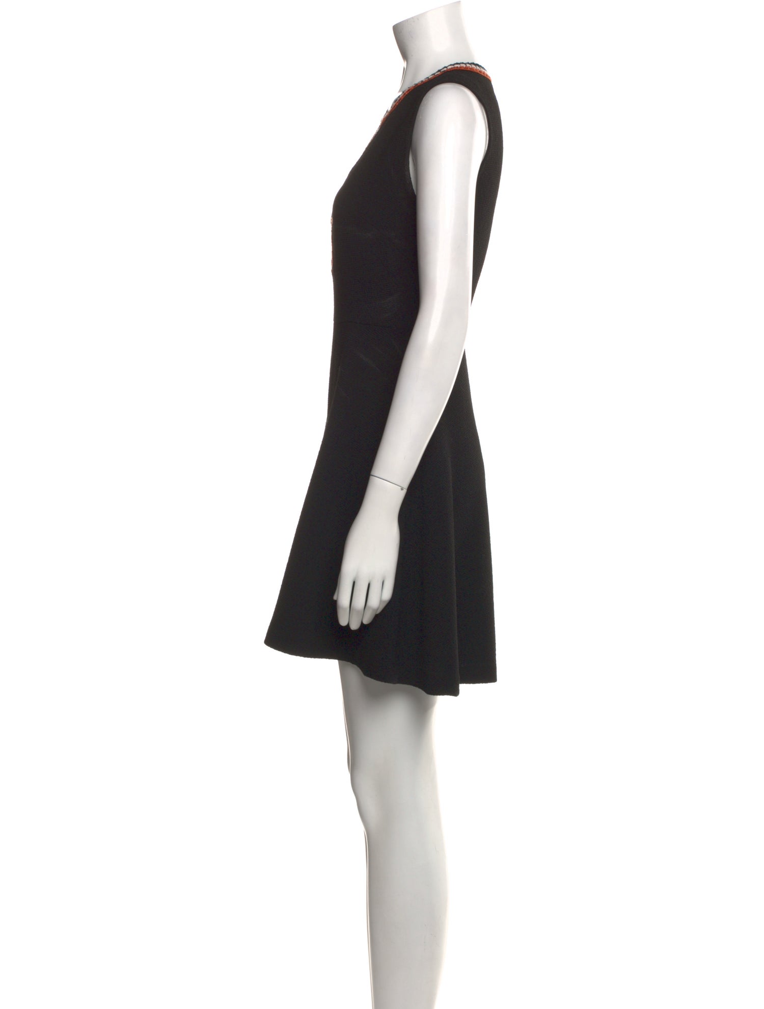 Sandro V-Neck Mini Dress