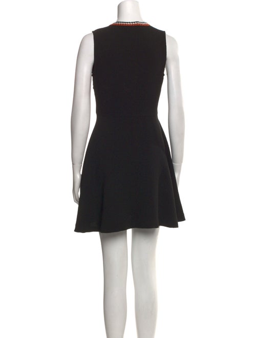 Sandro V-Neck Mini Dress