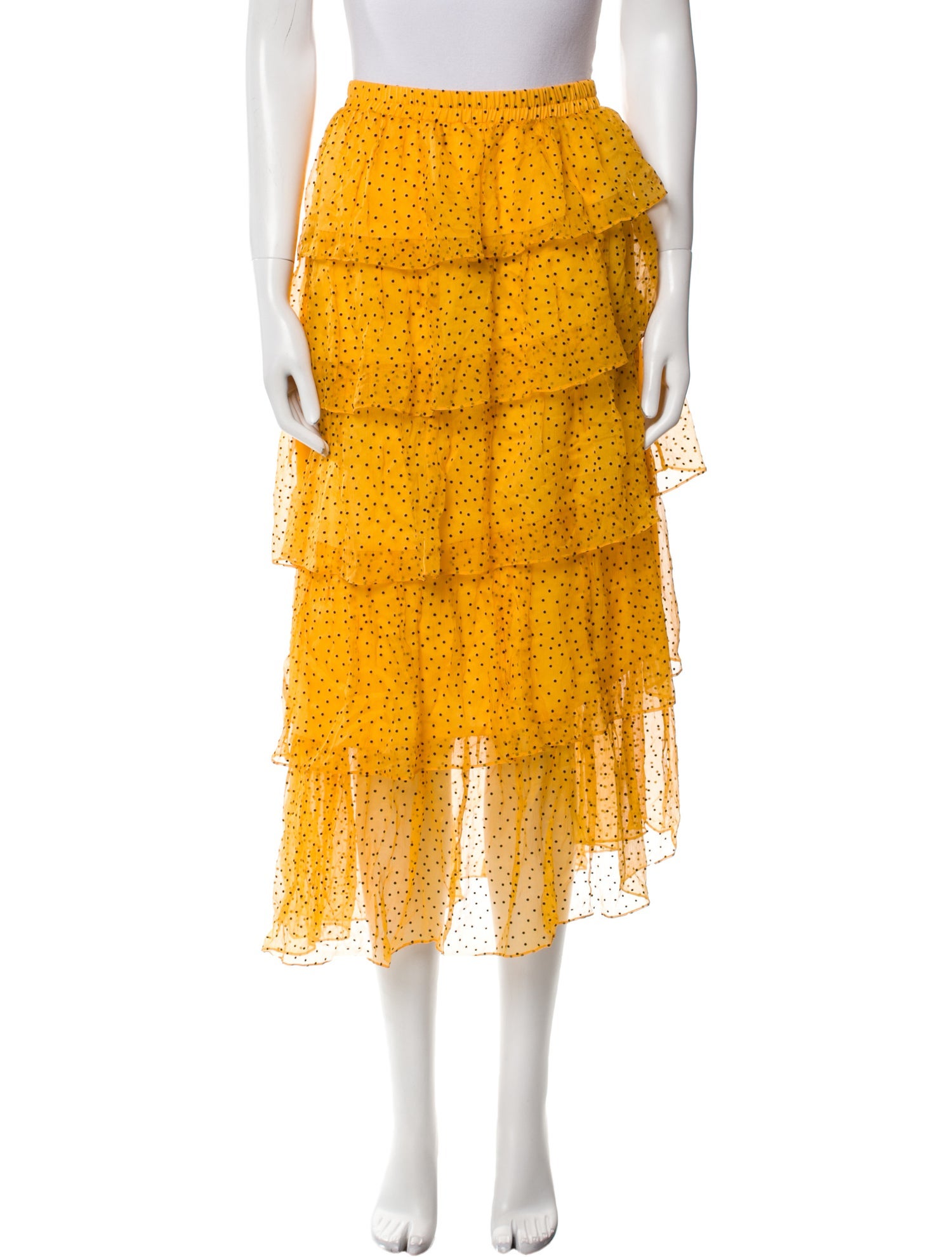 Sandro Silk Midi Length Skirt w/ Tags