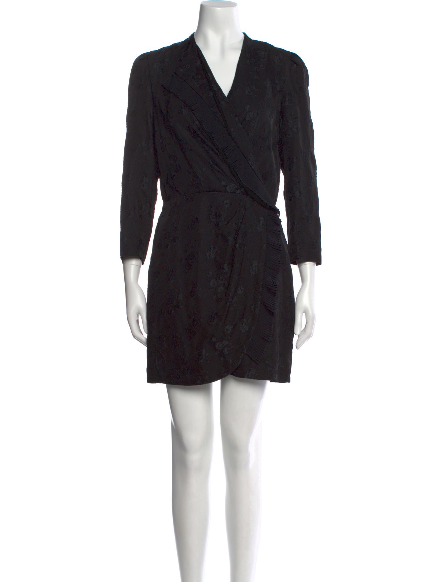 Sandro V-Neck Mini Dress