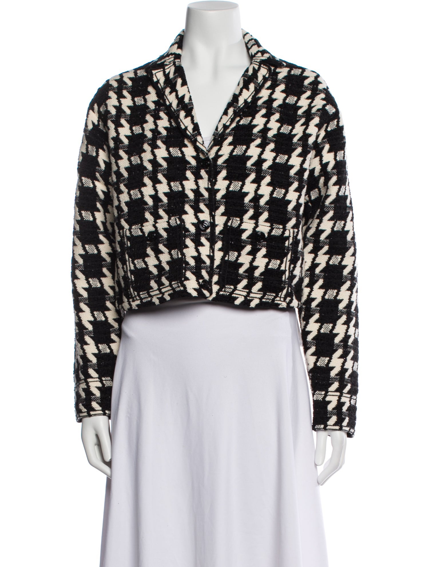 Sandro Houndstooth Print Blazer w/ Tags