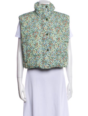 Sandro Floral Print Vest